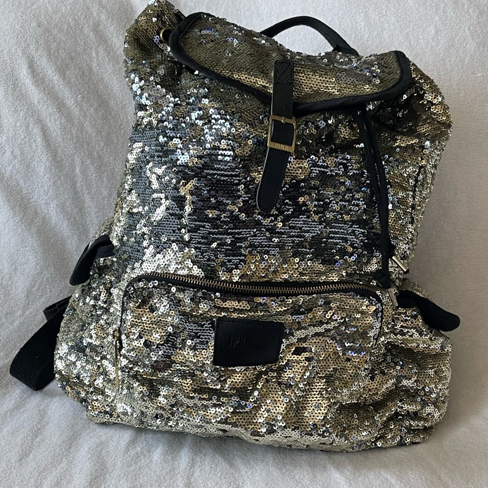 Victoria Secret PINK Sequins book bag